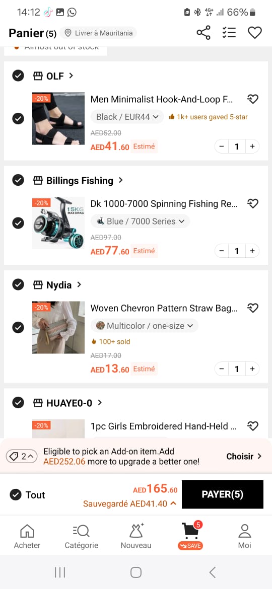Shein New Order 5 Products